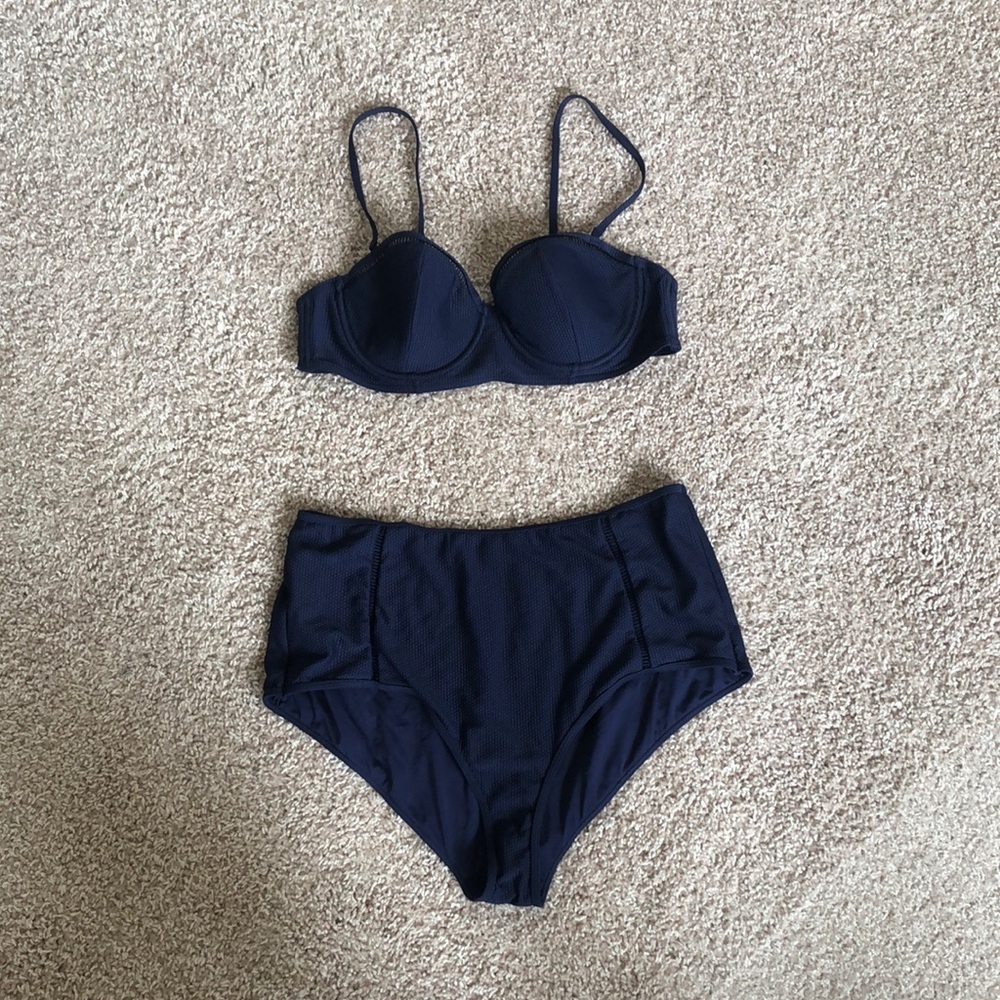 Navy topshop bikini